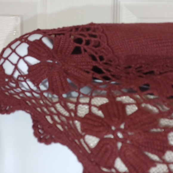 OBR crochet front ramie sweater - Picture 3 of 12